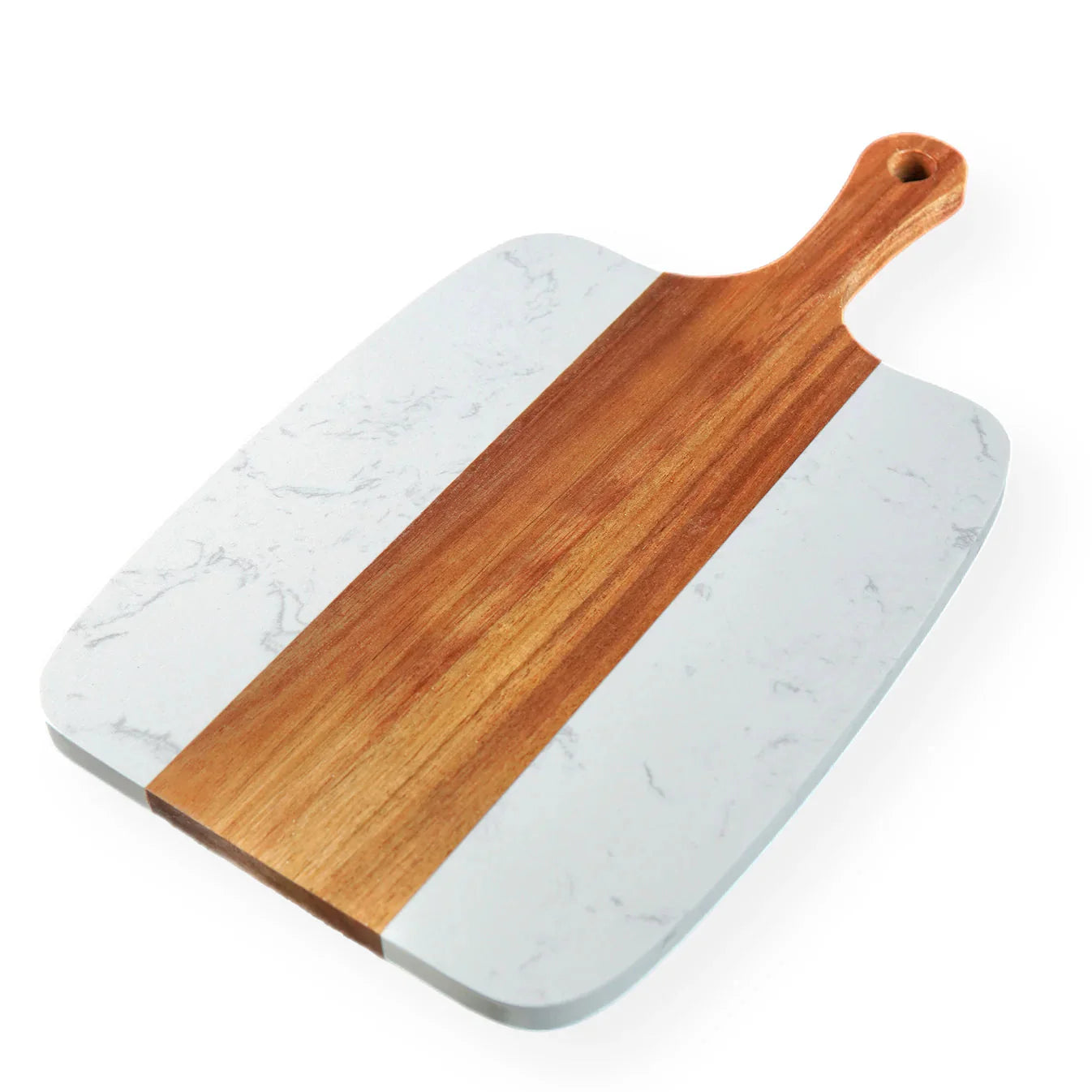 Marble and Wood Serving Set - 5 piece